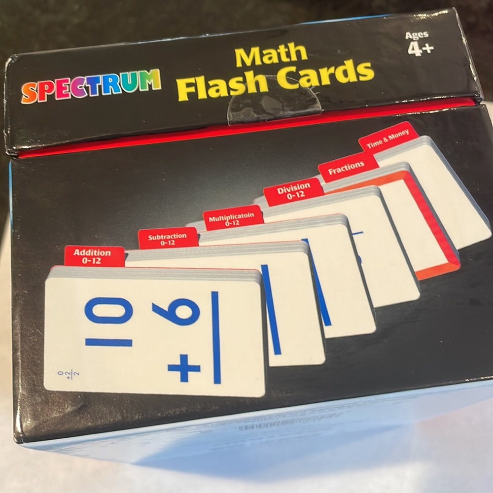 Spectrum Math Flash Cards 324count - Picture 7 of 9
